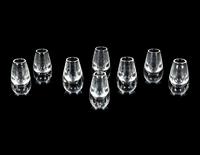A Steuben Glass Decanter and Cordial Set