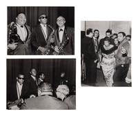 [EARY PHOTOGRAPHY] -- [MUSIC]. WIGGINS, Eddy (1904-1989?), photographer. A group of 5 photographs of jazz musicians and vocalists taken by African American photographer Eddy Wiggins. Paris, France. Ca mid-20th century.