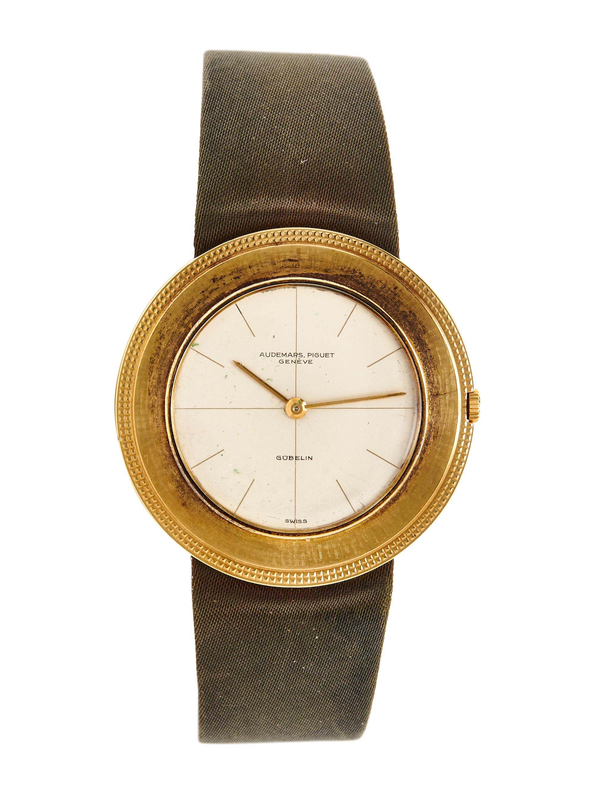 AUDEMARS PIGUET FOR GÜBELIN, 18K YELLOW GOLD WATCH