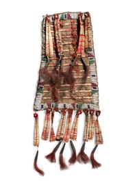 Sioux Beaded and Quilled Hide Drop