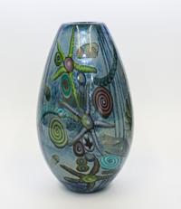 A Studio Glass Vase Height 9 1/4 inches. — 2006