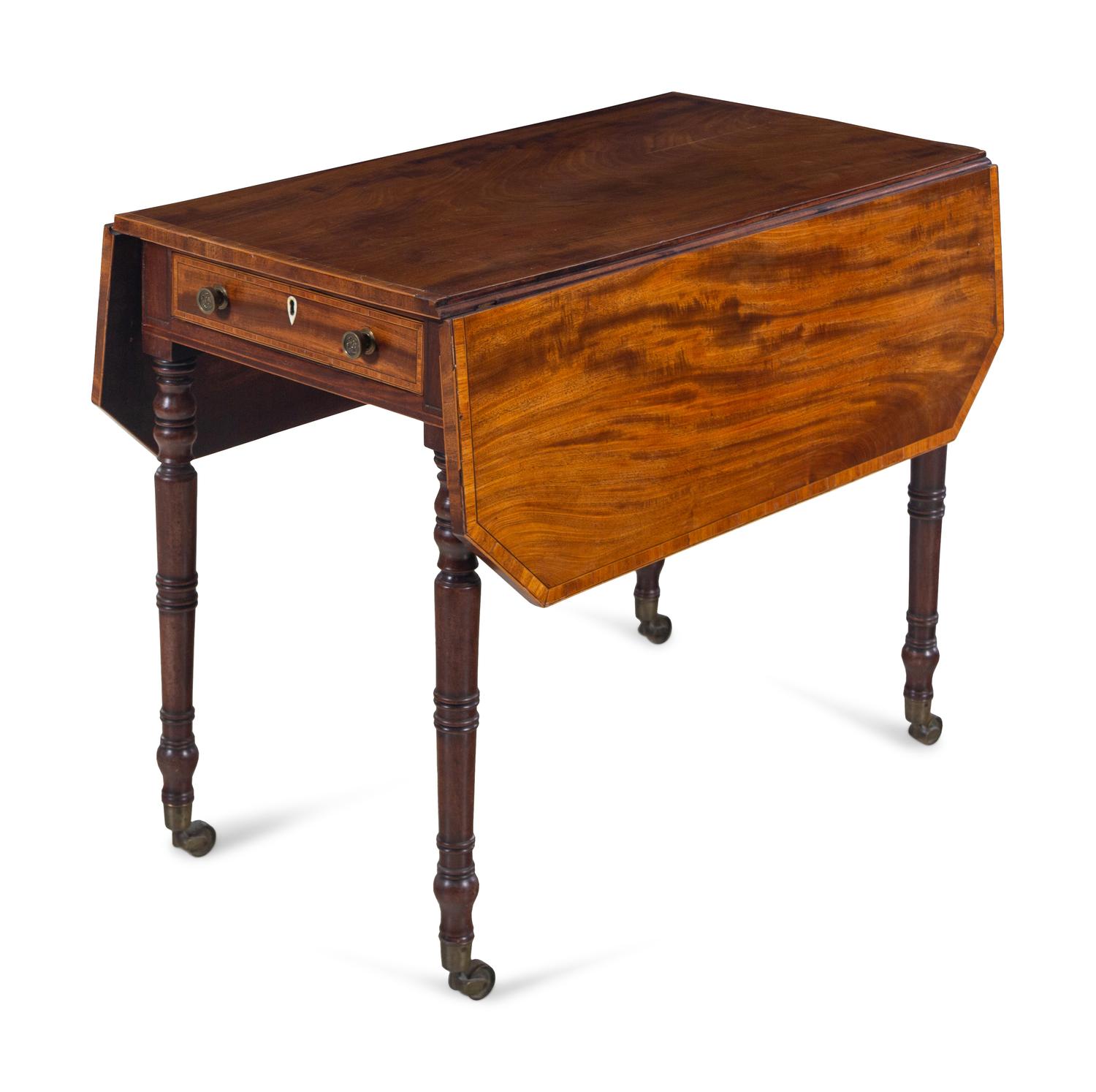 A Federal Inlaid Mahogany Pembroke Table