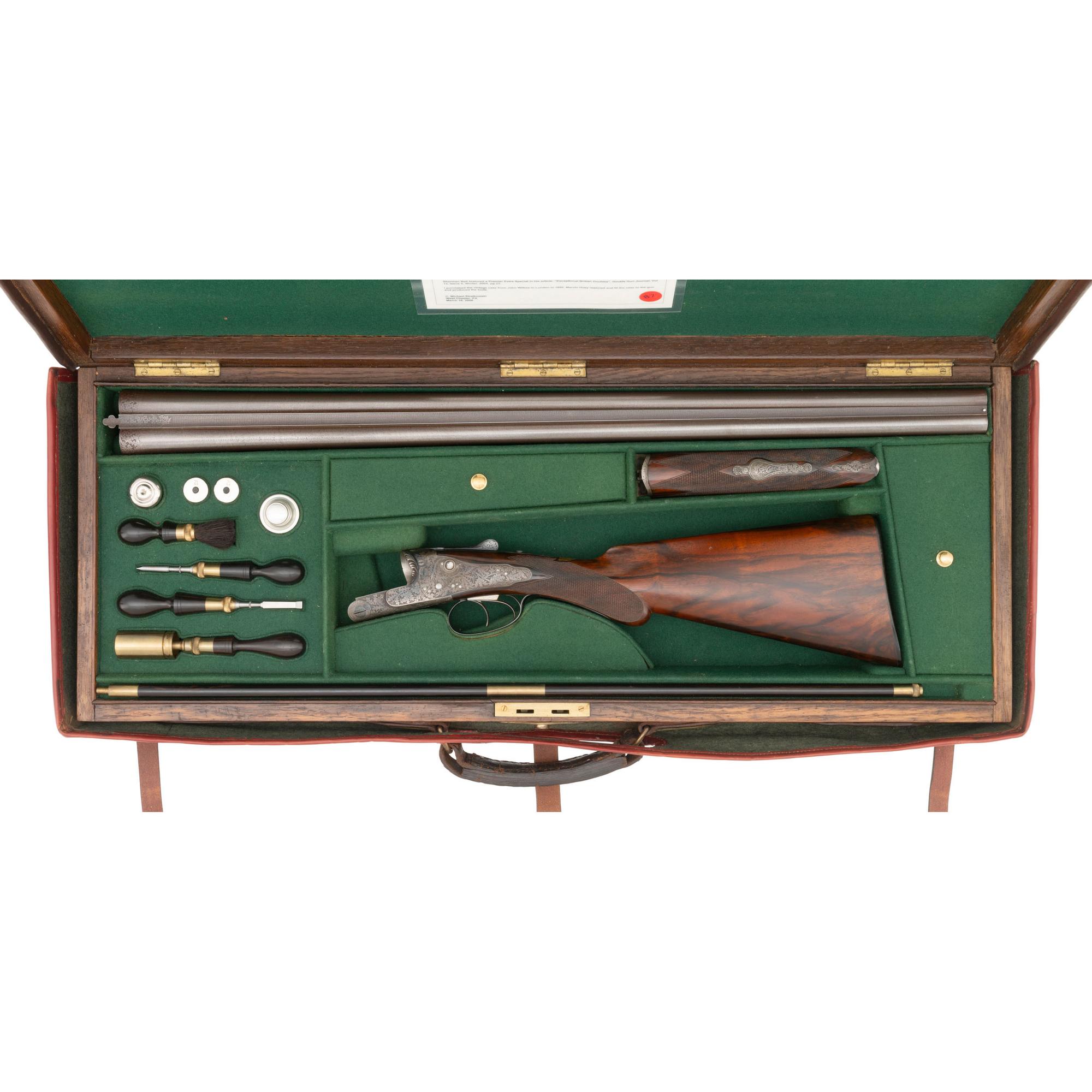 W & C Scott & Son Premier Extra Special 12 Gauge Shotgun in Travel Case