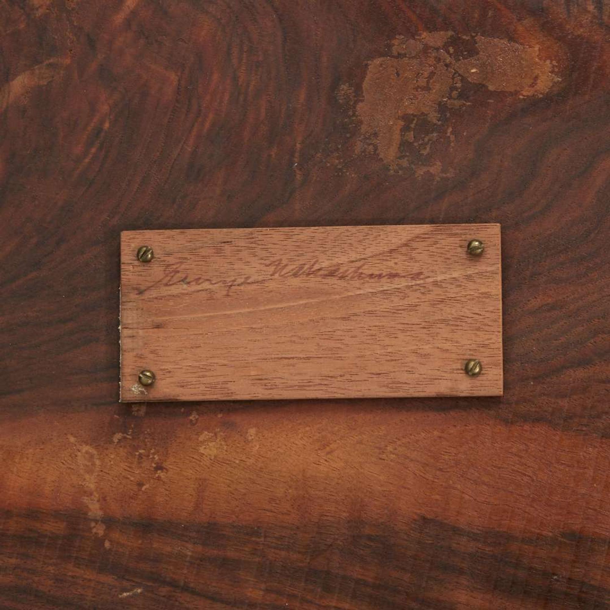 George Nakashima "Plank" Coffee Table, New Hope, Pennsylvania, 1958
