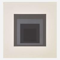 Josef Albers (American/German, 1888-1976) I-S LXXIIa; together with I-S LXXIIb