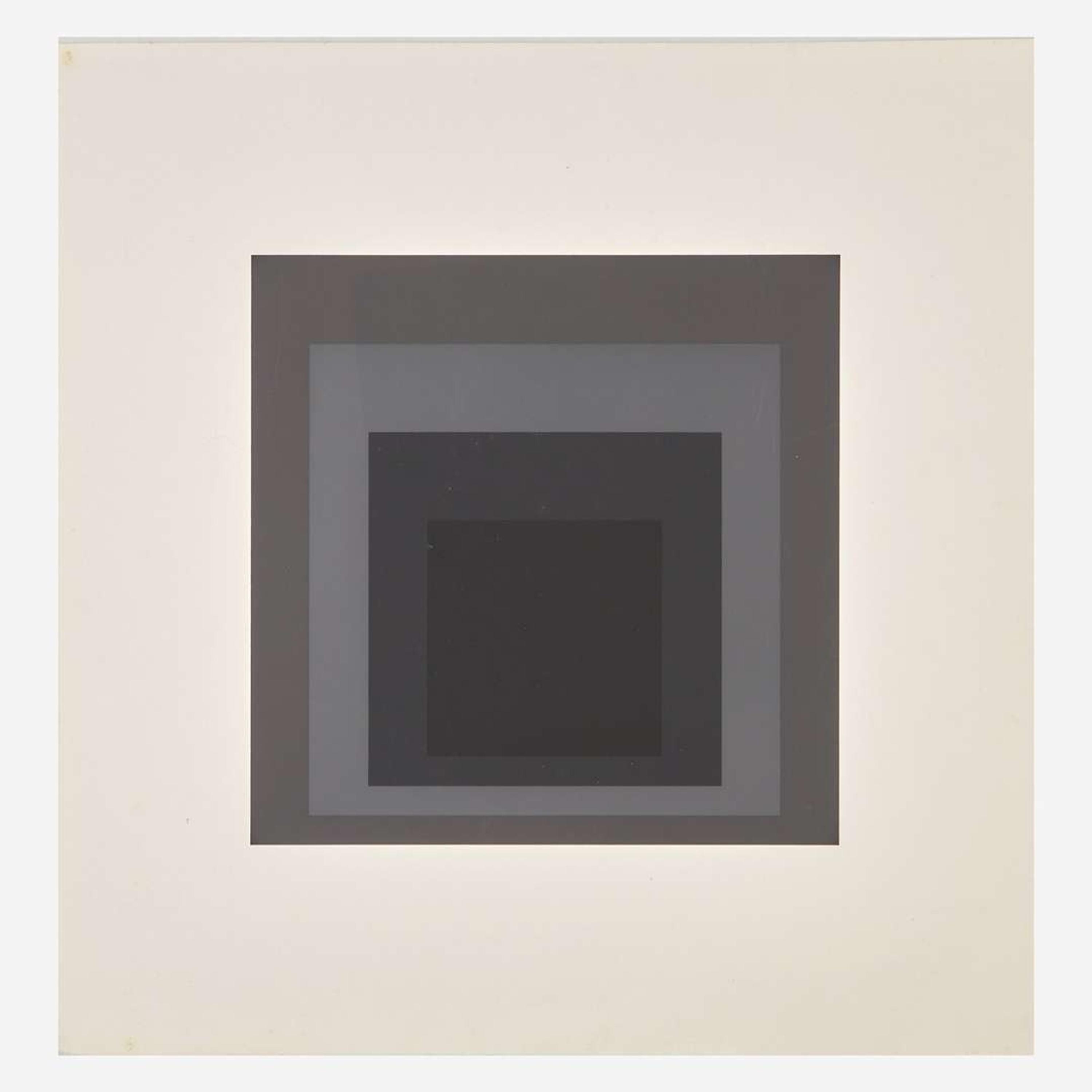 Josef Albers (American/German, 1888-1976) I-S LXXIIa; together with I-S LXXIIb