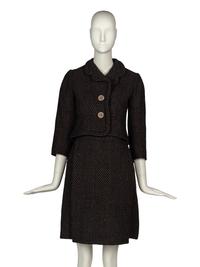 Christian Dior Demi Couture Tweed Skirt Suit, 1960s
