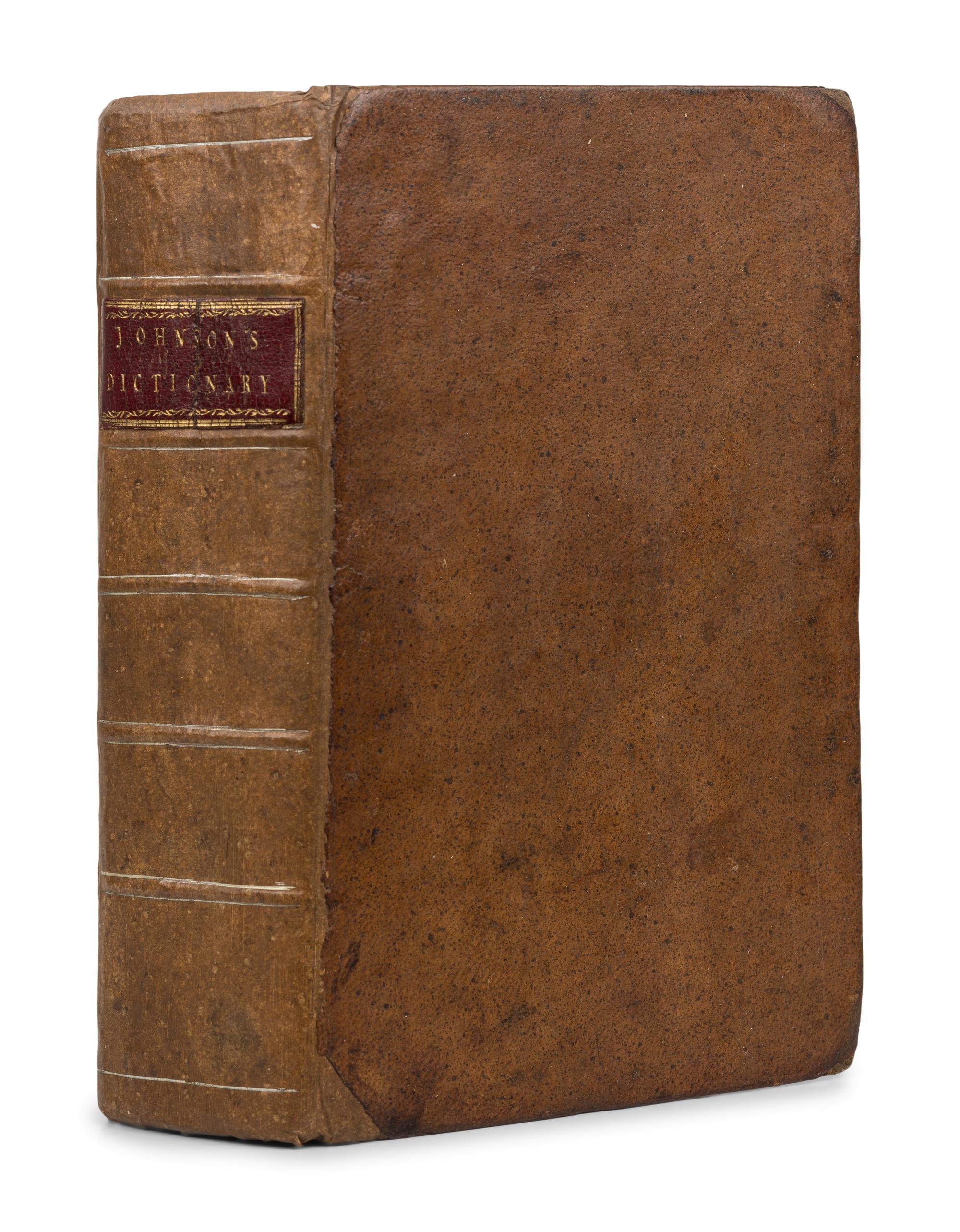JOHNSON, Samuel (1709-1784). A Dictionary of the English Language . London: J.F. & C. Rivington et al, 1792.