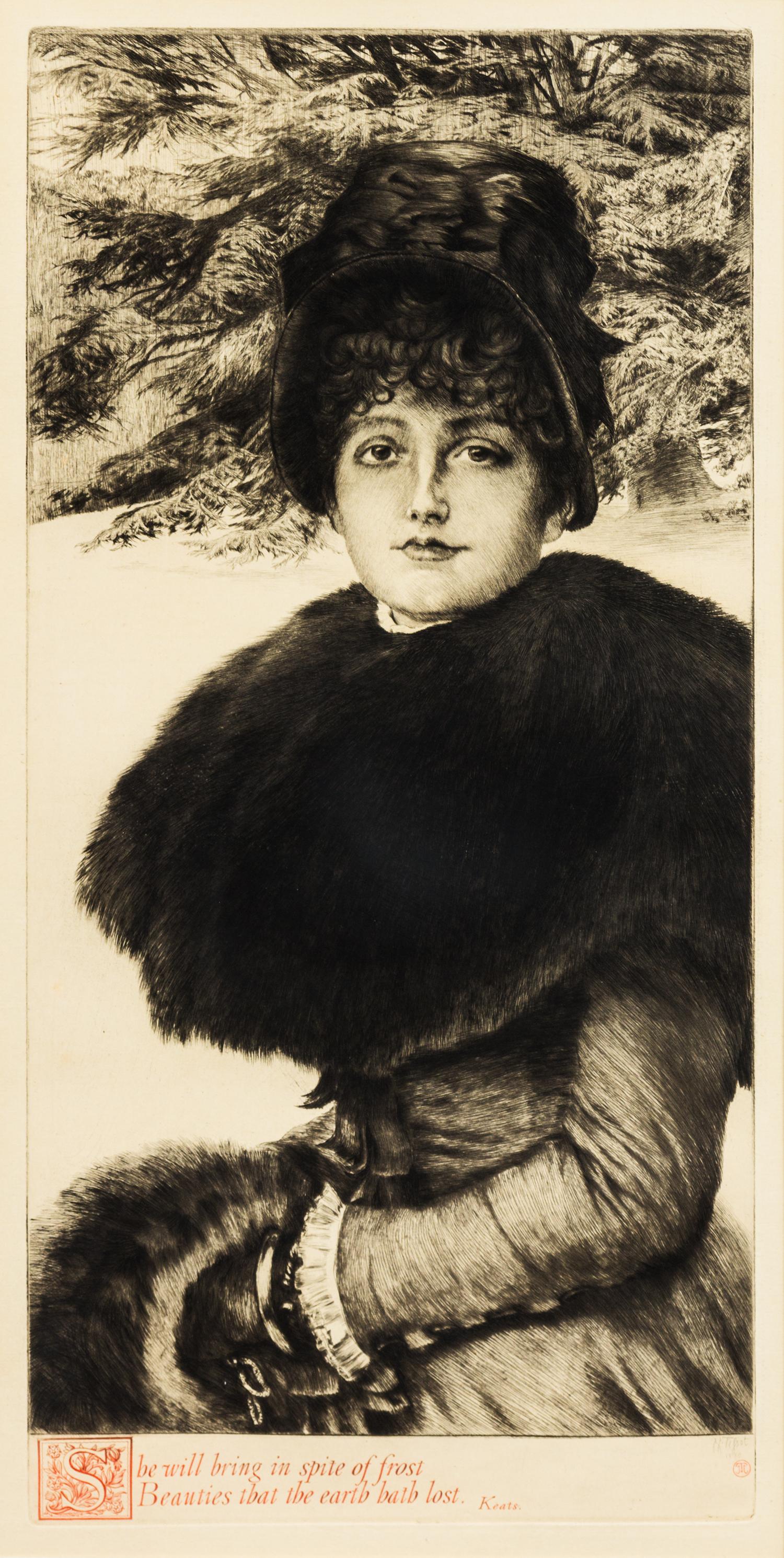 James Jacques Joseph Tissot, (French, 1836-1902), Promenade dans la neige, 1880