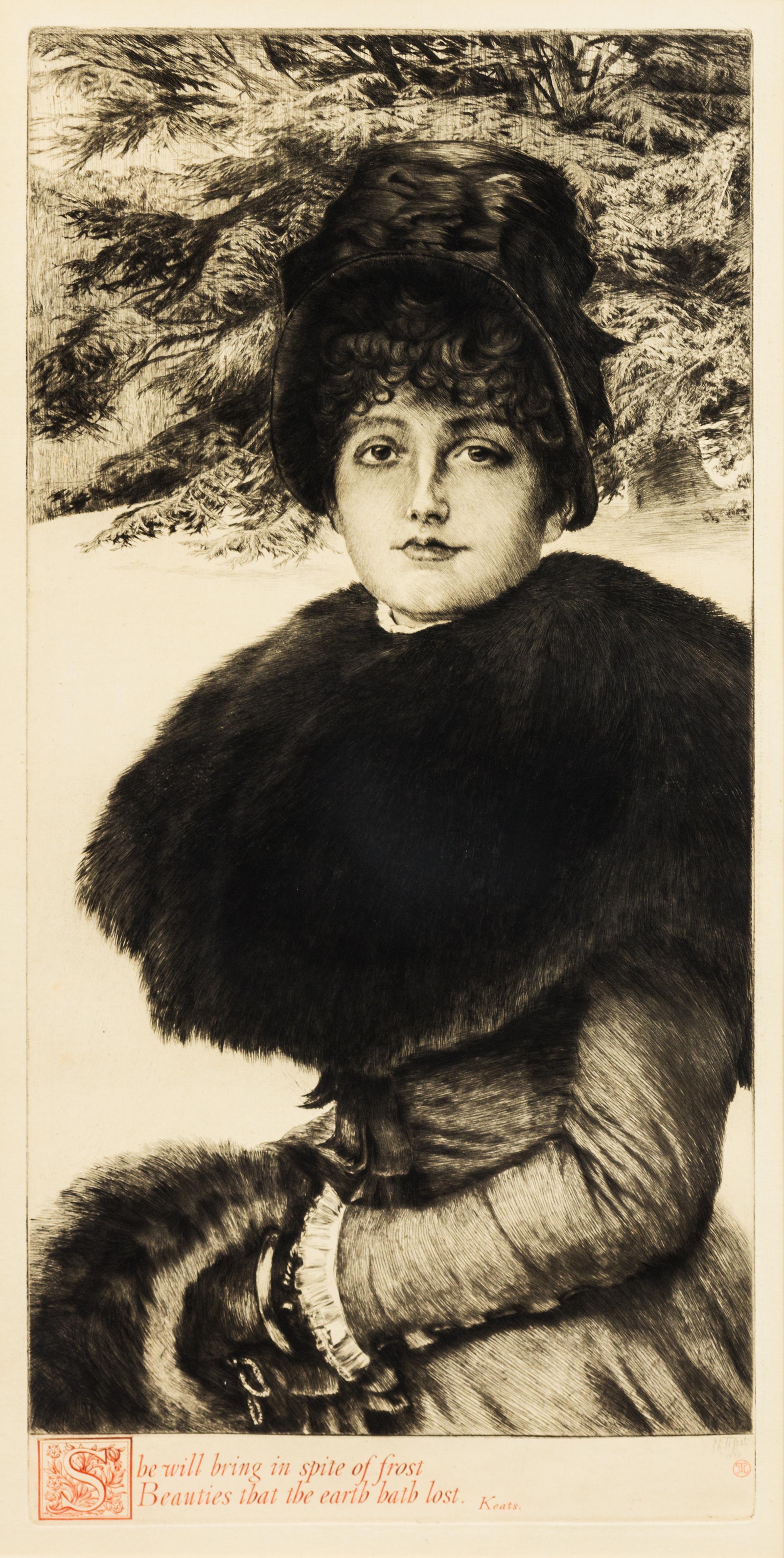 James Jacques Joseph Tissot, (French, 1836-1902), Promenade dans la neige, 1880
