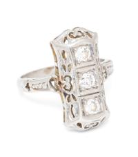 A Platinum and Diamond Ring,