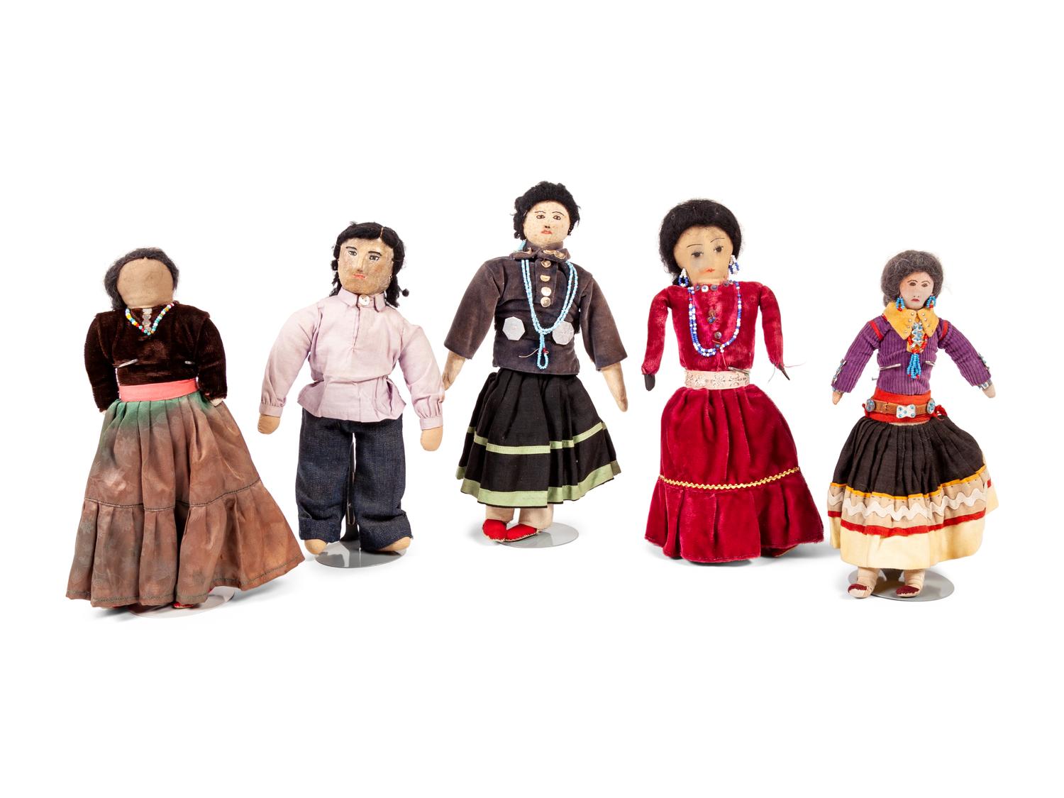 Collection of Navajo Dolls