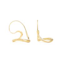 Two Pairs of Yellow Gold Earrings