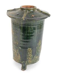 A Chinese Green-Glazed Terracotta Granary Model — HAN DYNASTY