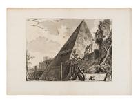 [Prints] Piranesi, Giovanni Battista. Piramide di c. Cestio