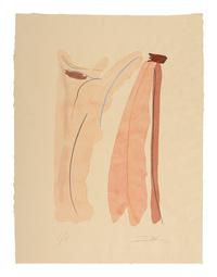 Prussian Blue and Untitled (Pink Abstract) (two works), 1978