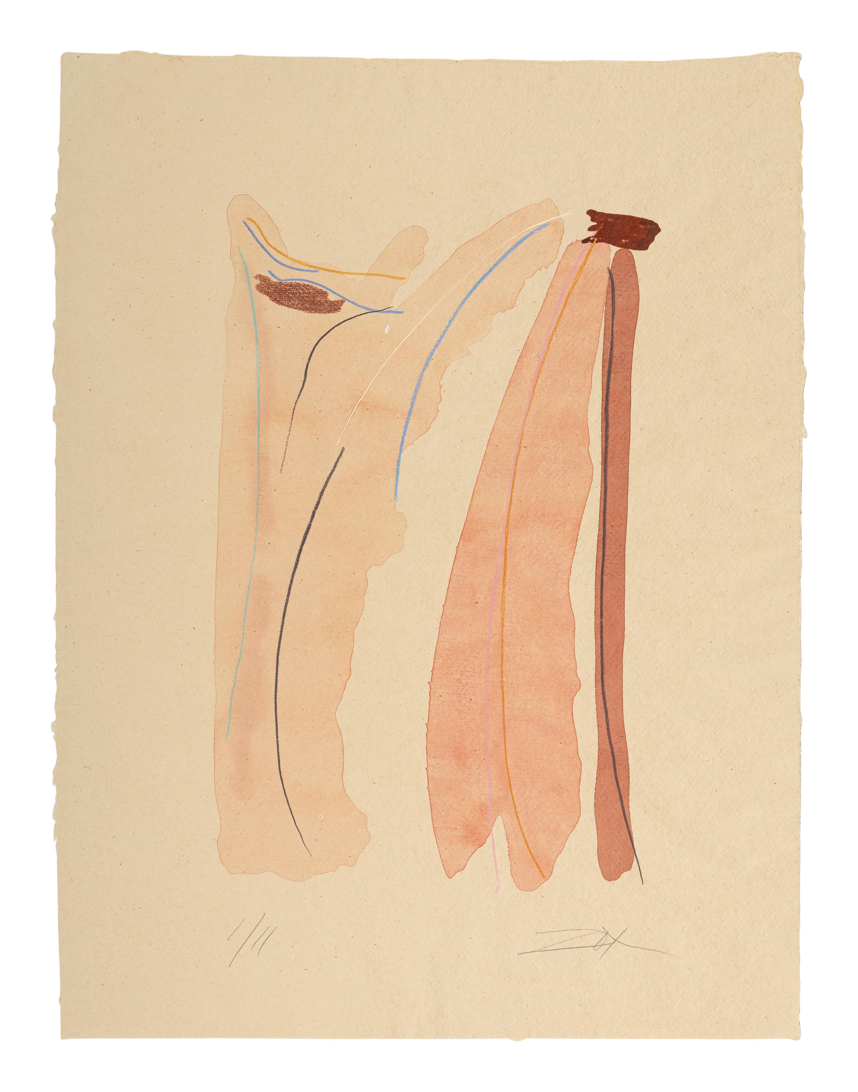 Prussian Blue and Untitled (Pink Abstract) (two works), 1978