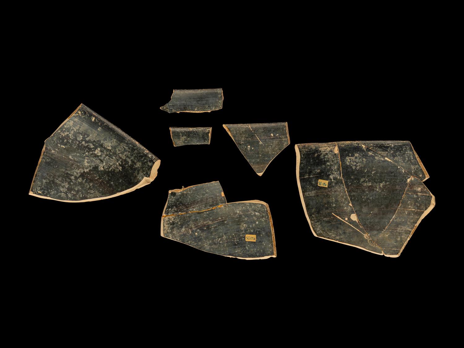 Six Apulian Red-Figured Skyphos Fragments