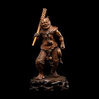 A Japanese Carved Boxwood Figure of an Oni, Meiji Period/Taisho Period