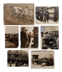 [CRIME & PUNISHMENT]. A collection of photographs documenting the infamous British murder case of Dr. Hawley Harvey Crippen (1862-1910), who was tried and executed for killing his wife.
