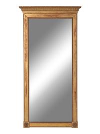 A Louis XVI Giltwood Pier Mirror