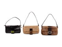 Five Fendi Baguette Flap Bags