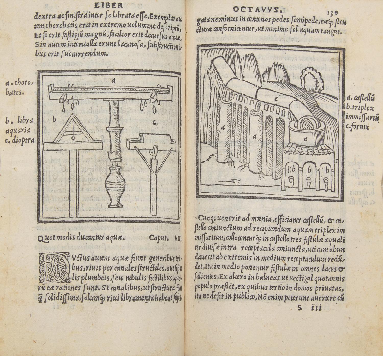 [Architecture] [Vitruvius]. Vitruvius iterum et frontinus a' locundo revisi repurgatique quantum ex collatione licuit