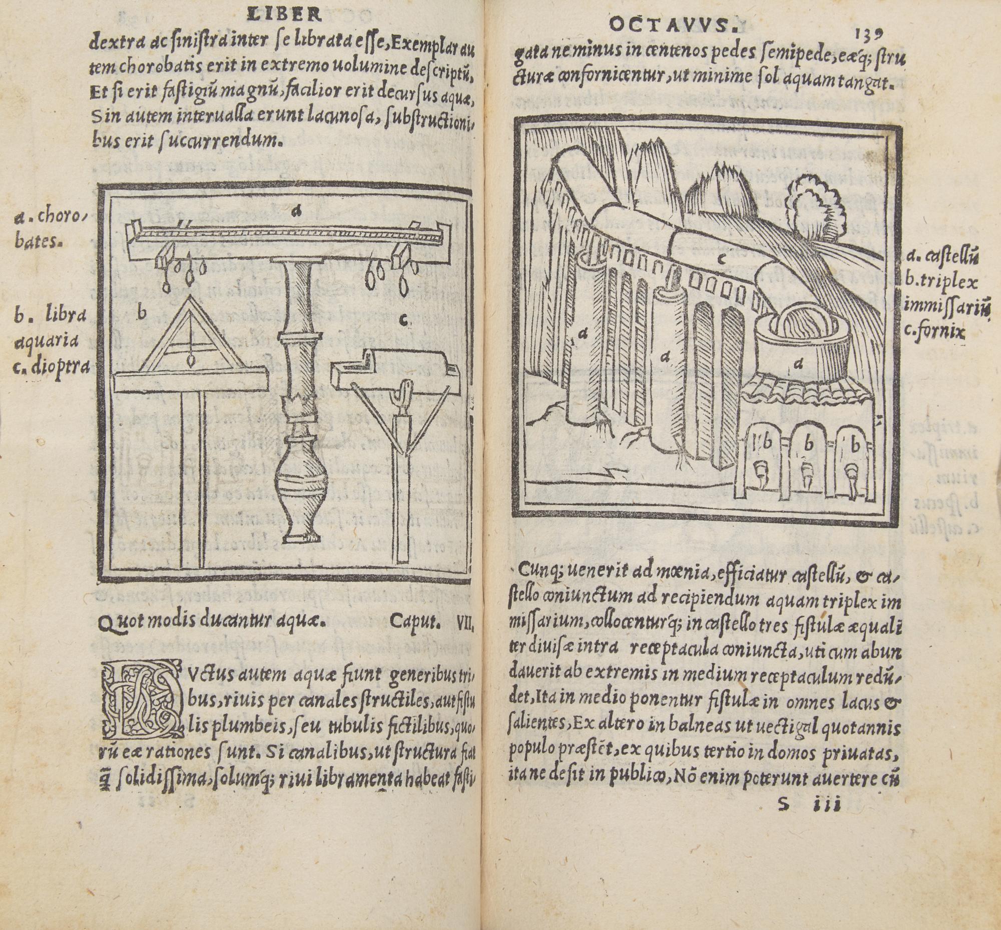 [Architecture] [Vitruvius]. Vitruvius iterum et frontinus a' locundo revisi repurgatique quantum ex collatione licuit