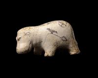 An Egyptian Faience Hippopotamus