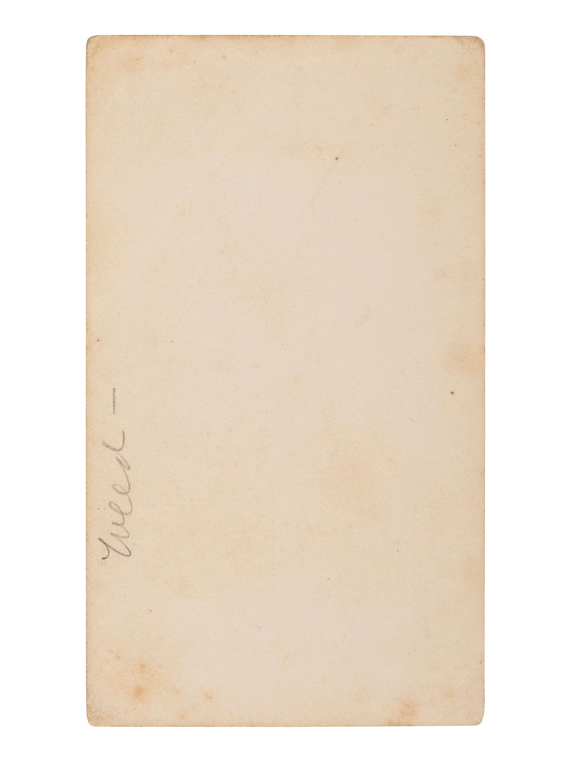 [CIVIL WAR - GETTYSBURG]. CDV of General Stephen Weed, KIA at Gettysburg.