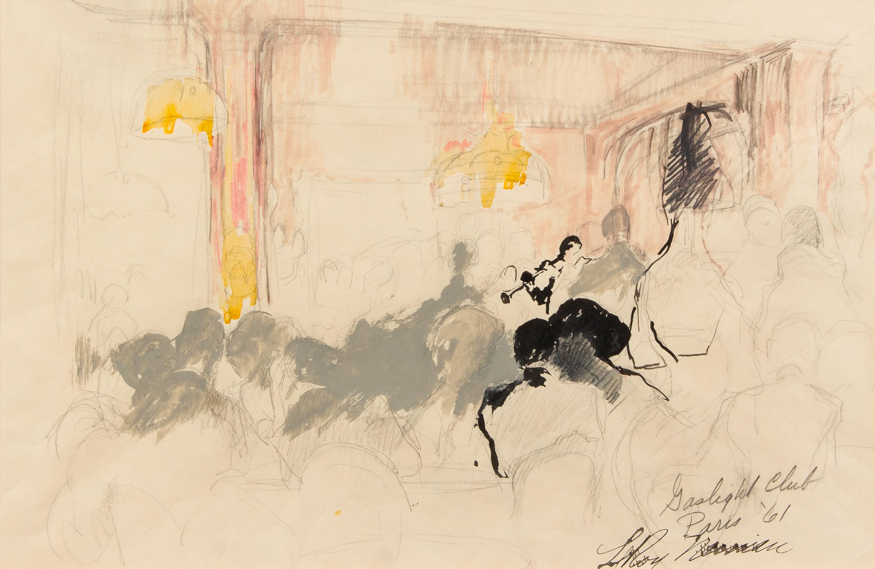 LeRoy Neiman, (American, 1921-2012), Gas Light Club Paris, 1961
