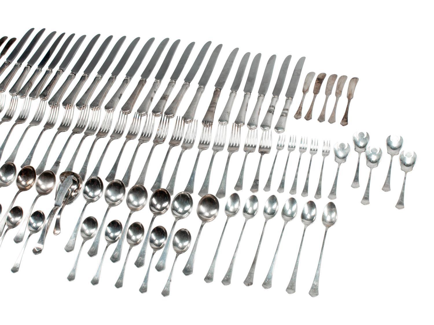 An American Silver Flatware Service