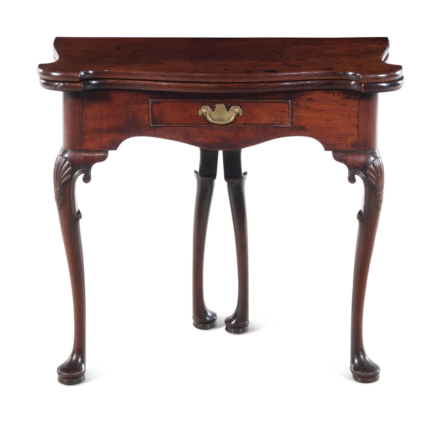 A George II Mahogany Tea Table