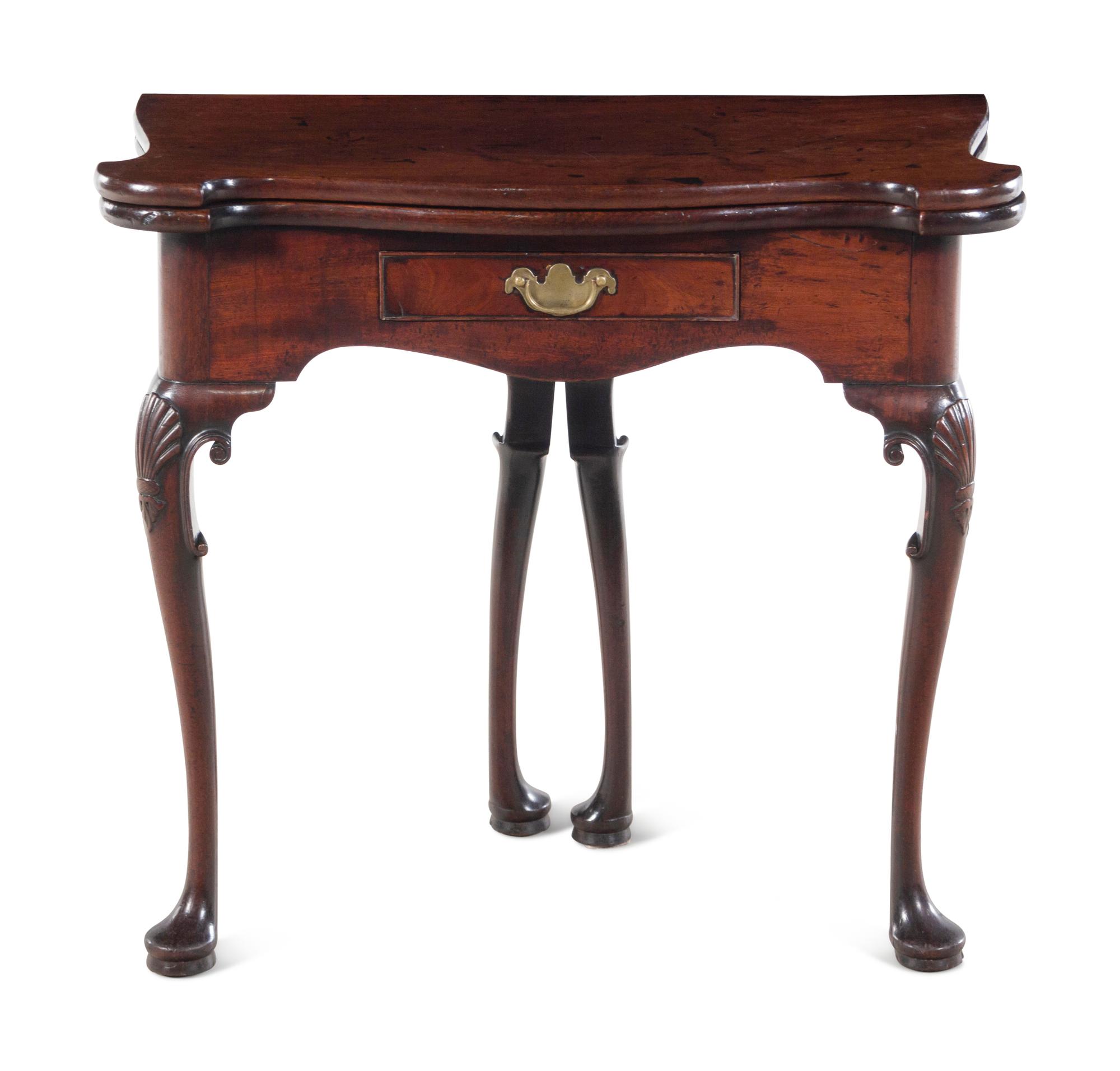 A George II Mahogany Tea Table