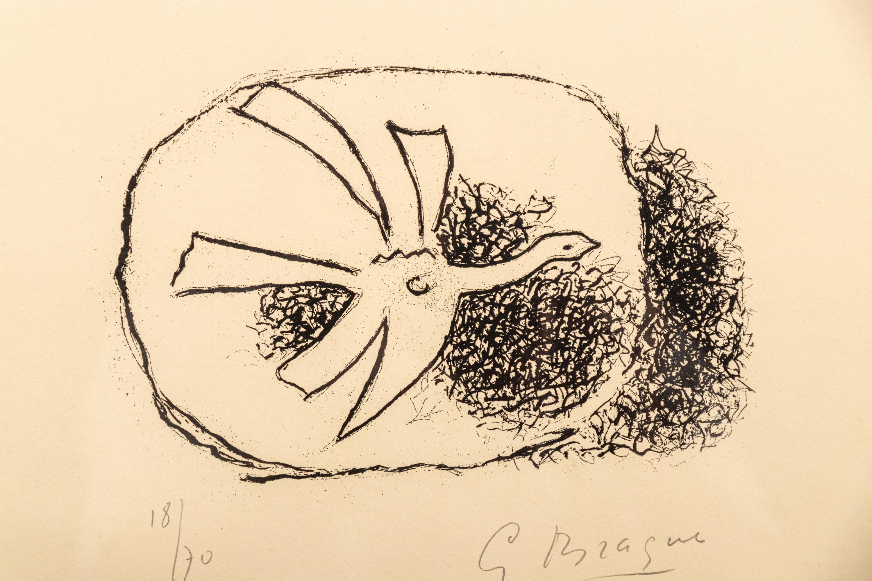 Oiseau dans son nid (from Août )