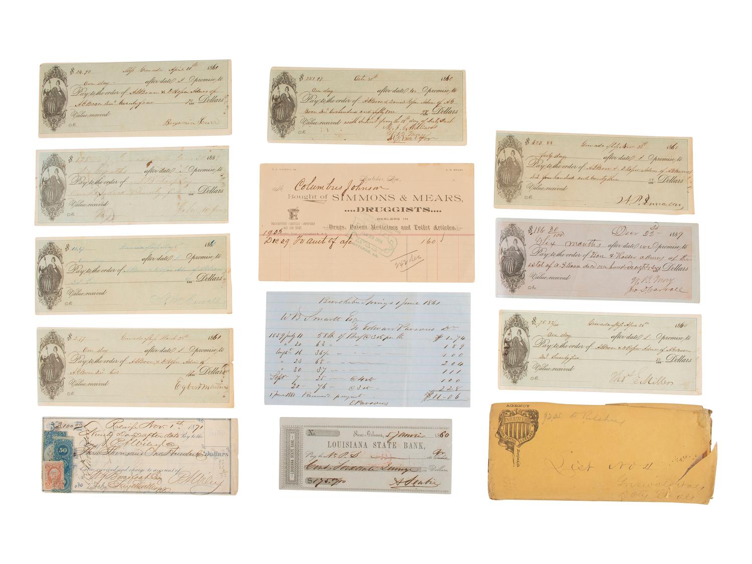 [AMERICANA]. Letters, documents, and ephemera, from the Estate of Carroll J. Delery III.