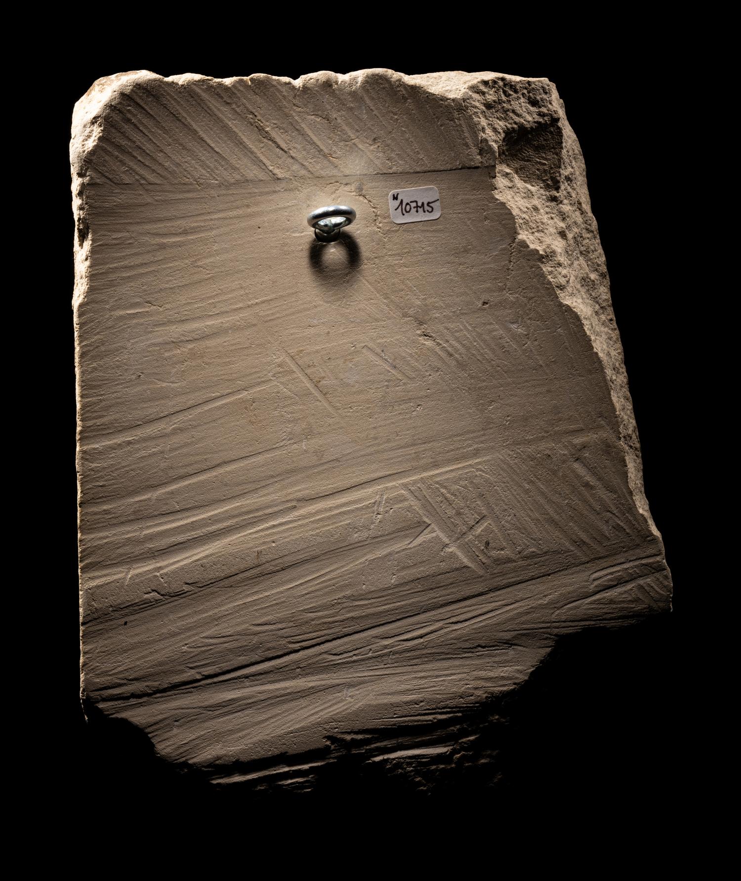 An Egyptian Limestone Fragment