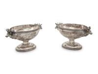 A Pair of Tiffany and Co. Silver Open Salts