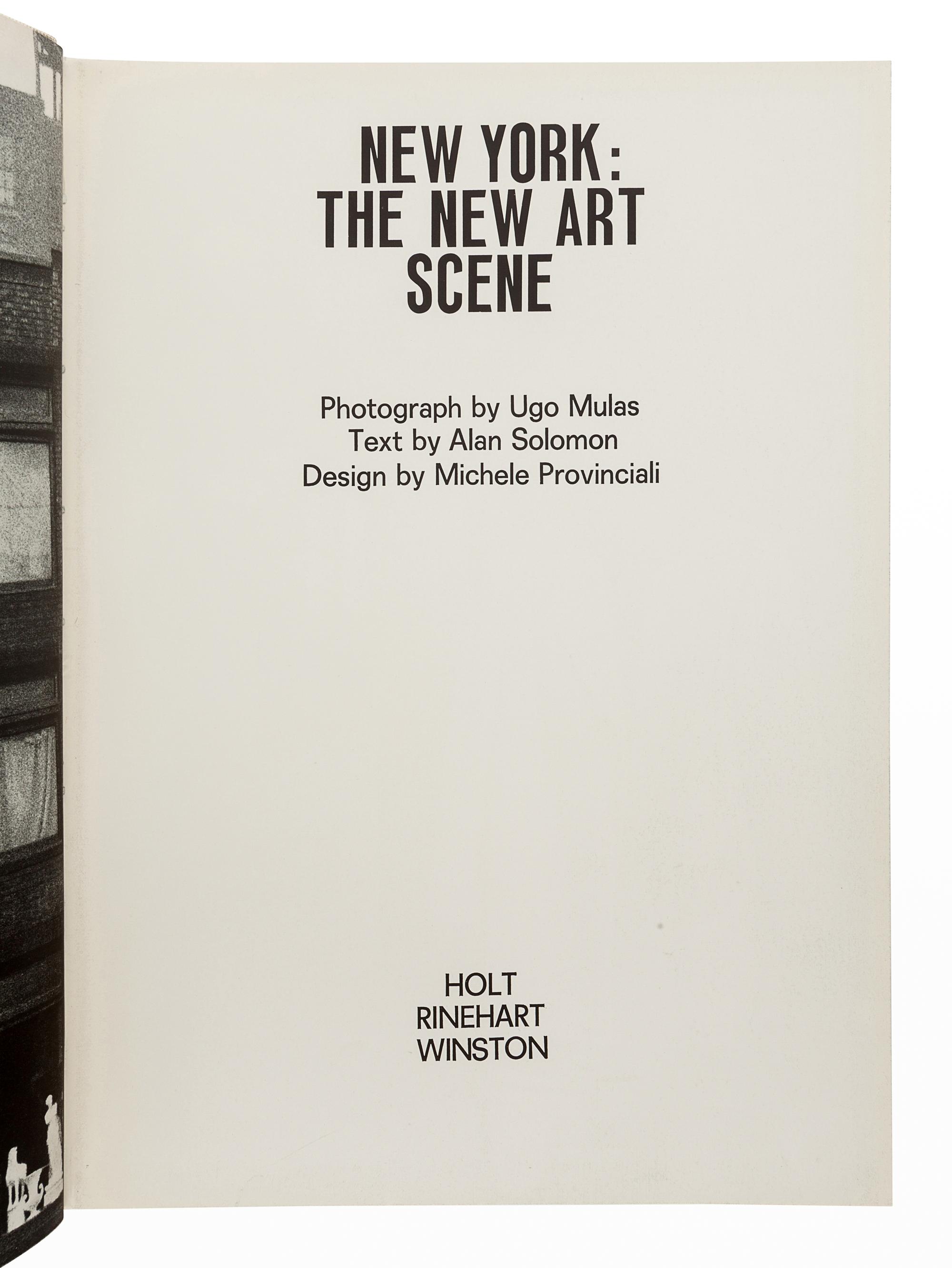 MULAS, Ugo (1928-1973), illustrator. – SOLOMON, Alan (1920-1970). New York: The New Art Scene. New York: Holt, Rinehart, Winston, 1967.