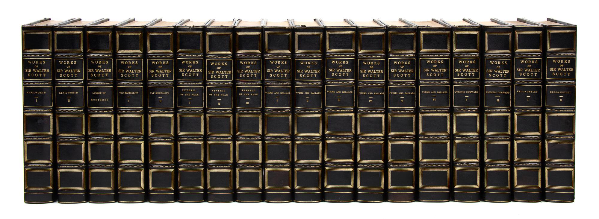 SCOTT, Walter Sir (1771-1832). Works. Boston: Dana Estes & Company, 1900.