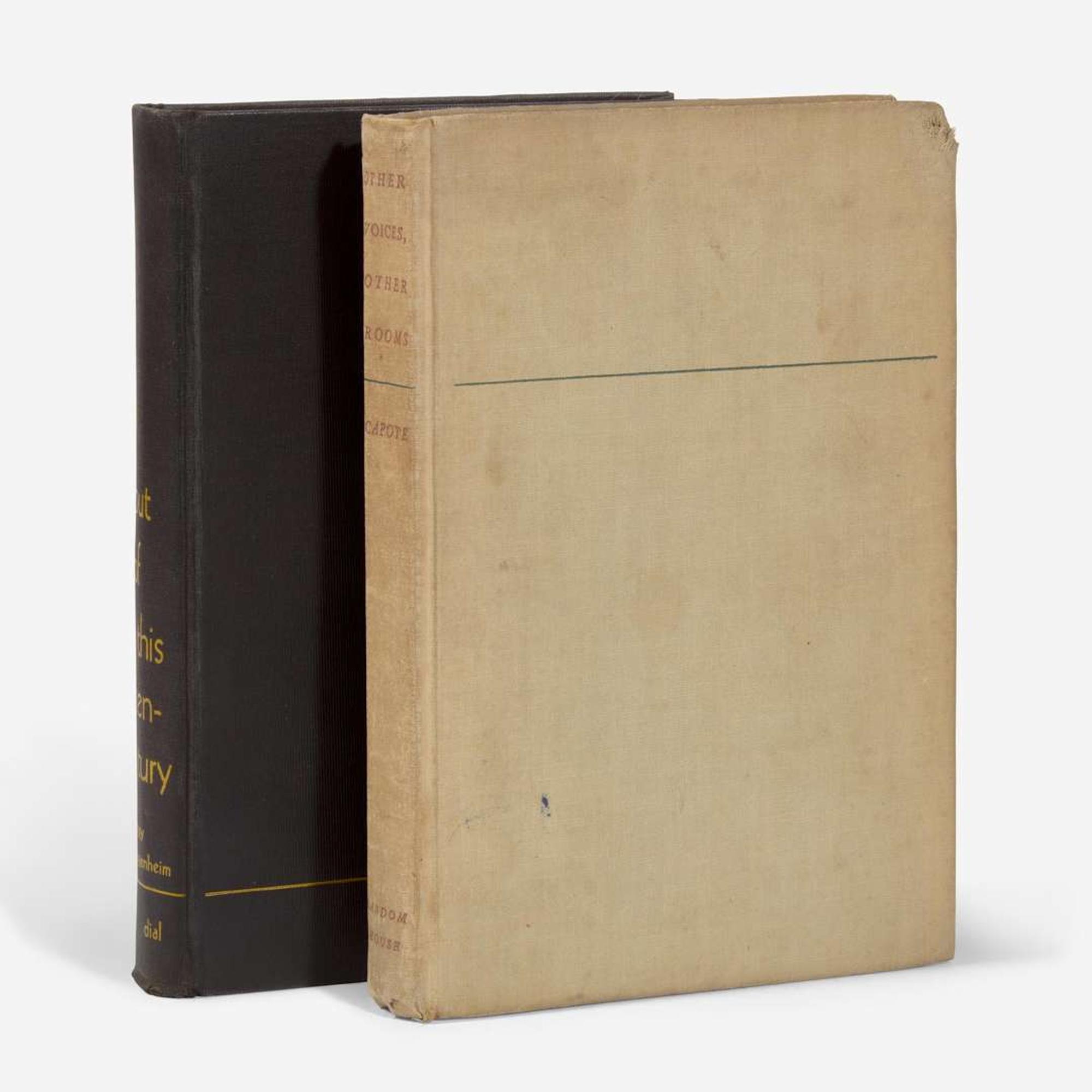 [Literature] Capote, Truman, and Peggy Guggenheim Group of 2 Titles from Peggy Guggenheim's Library