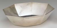 Arts & Crafts "hand wrought" sterling silver octagonal bowl the kalo shops, chicago and new york, 1912-1916