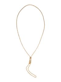 VICTORIAN, YELLOW GOLD SLIDE NECKLACE