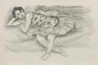 Danseuse au Divan pliee en deux (from Dix Danseuses )