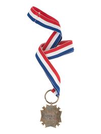[WOMEN'S SUFFRAGE]. A collection of items belonging to women's rights activist Mariwyn Heath, incl. "Votes for Women" pennant, Veteran Feminists Medal of Honor, pinbacks, buttons, & pewter figures.