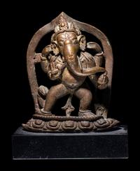 Five Nepalese Bronze Figures of Deities