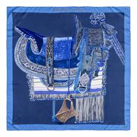 Hermès, Three Silk Scarves 90