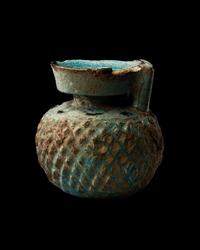 A Rhodian Faience Aryballos