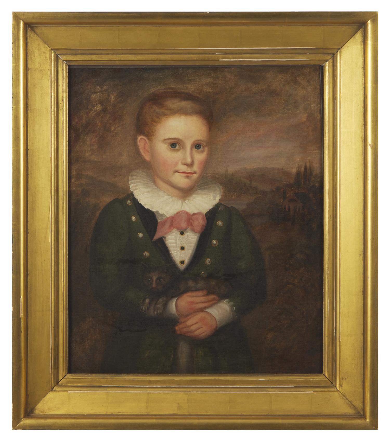 Orlando Hand Bears (1811-1851), Three Portraits: Members Of The Hendrick Family