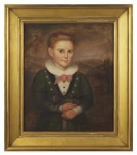 Orlando Hand Bears (1811-1851), Three Portraits: Members Of The Hendrick Family